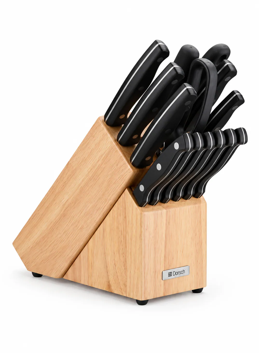 Dorsch 14-Piece New Classic Knife Set – Premium Stainless Steel Knives with Elegant Storage Stand