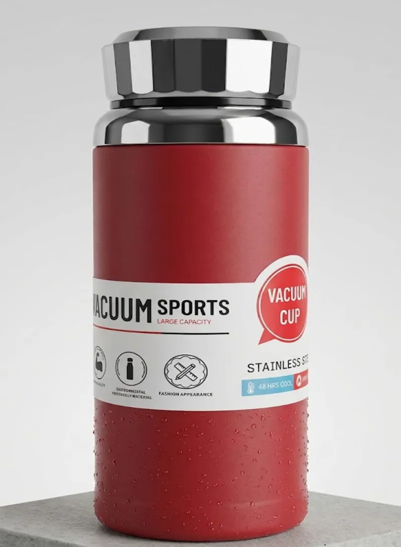 800ml Smart Stainless Steel Water Bottle with LED Temperature Display & Tea Strainer 3