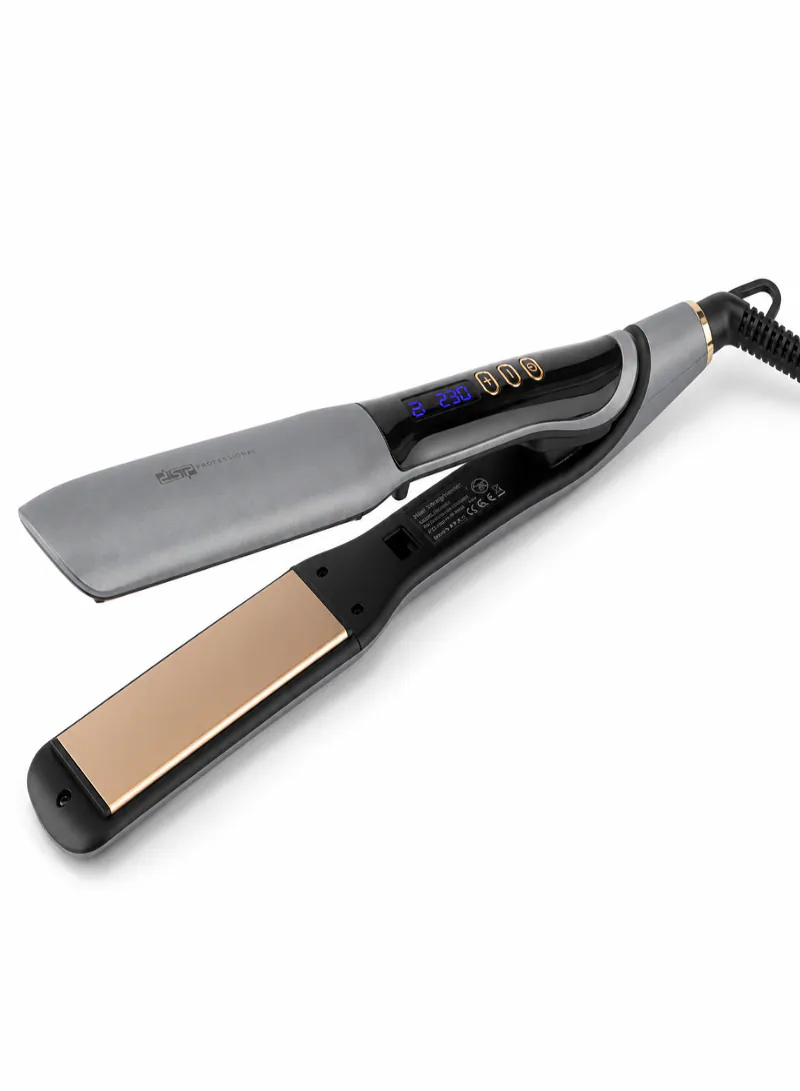 DSP 10160 Hair Straightener 65W – Aluminum Plate Hair Iron with 10 Temperature Settings & Auto Shut-Off 2