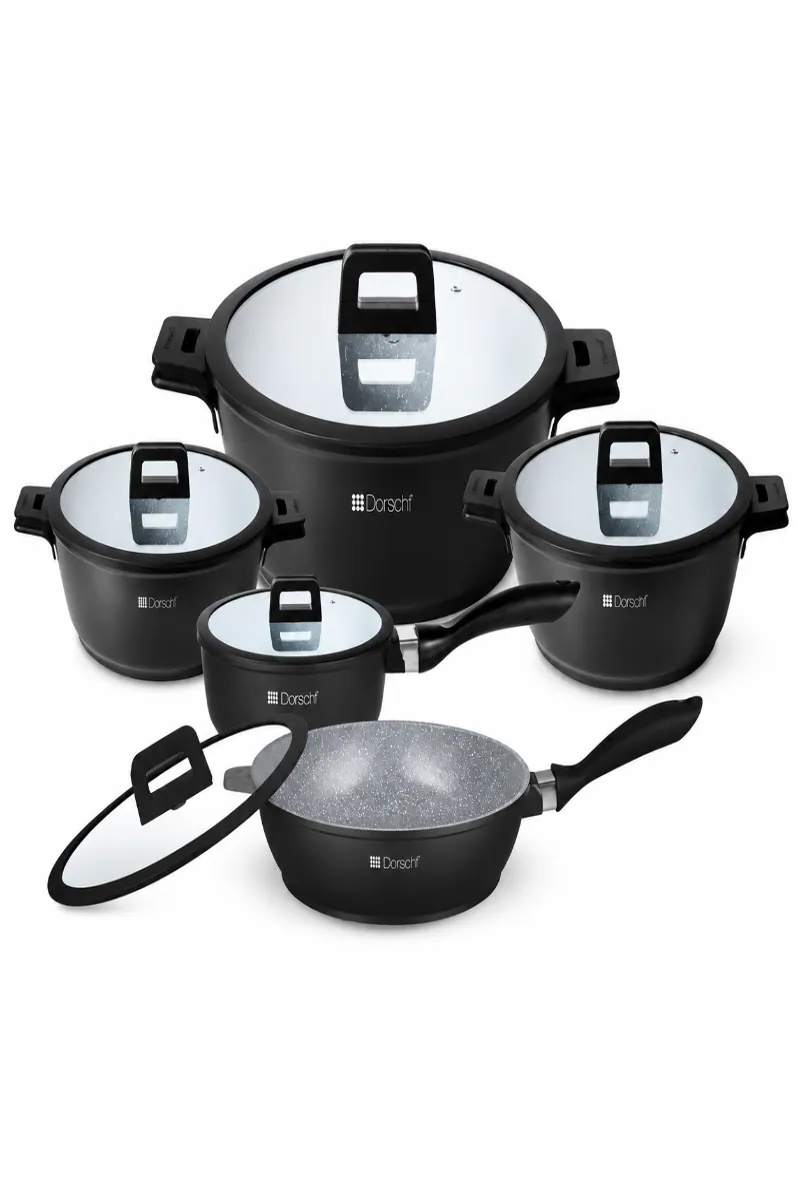 DORSCH Ceramic Cookware Set – 5 Pcs