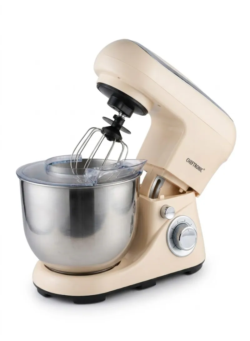 CHEFTRONIC 5L Stand Mixer with Stainless Steel Bowl – Multi-Speed Kitchen Mixer