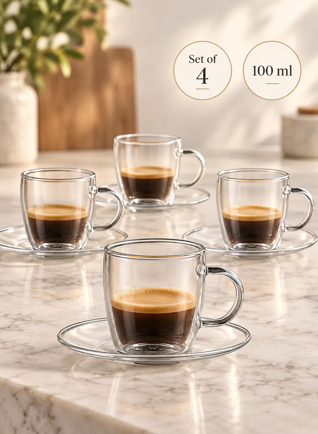 طقم أكواب كيرف 100 مل – 8 قطع من Dorsch 2
