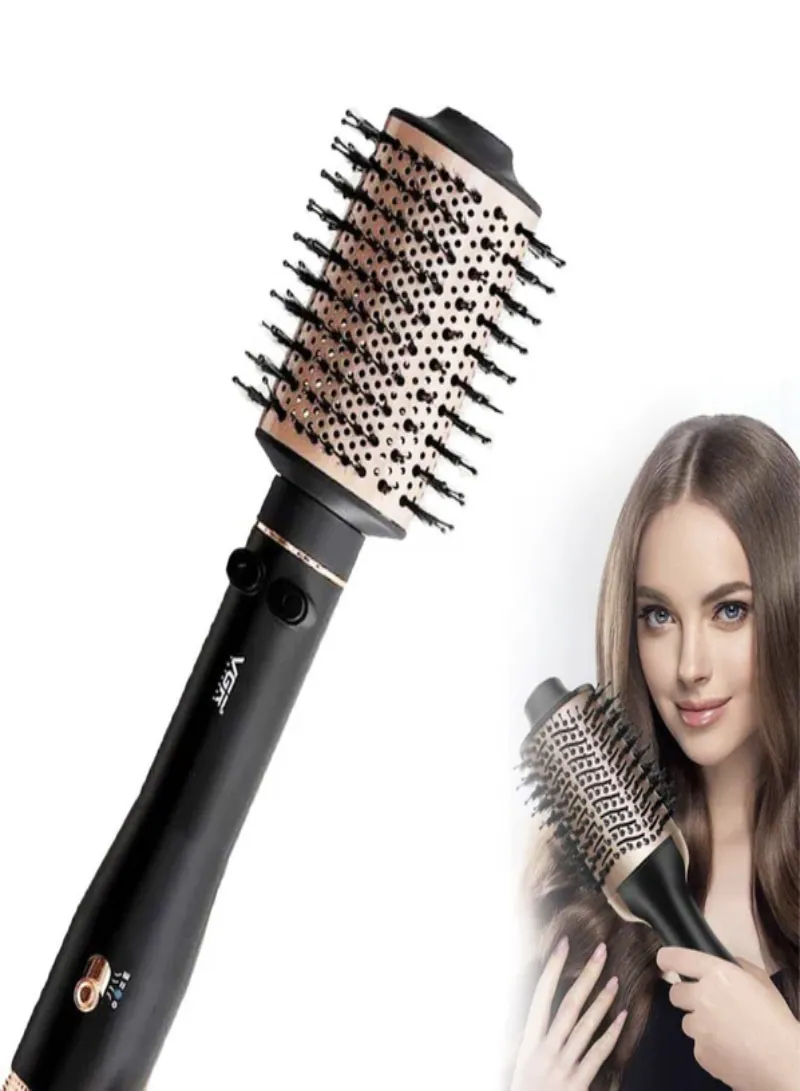 VGR Rotating Hot Air Brush Comb V-494 – Black 2