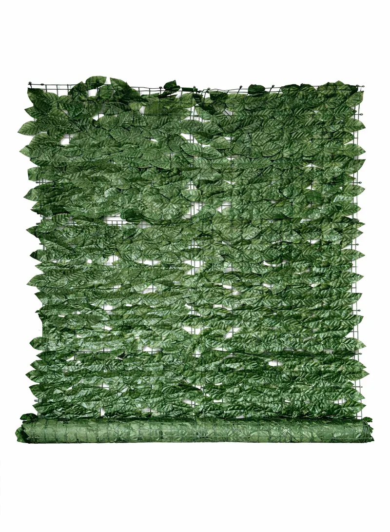 1m x 3m Artificial Green Radish Leaf Decorative Garden Panel – Indoor & Outdoor Use (Dark Green) 2