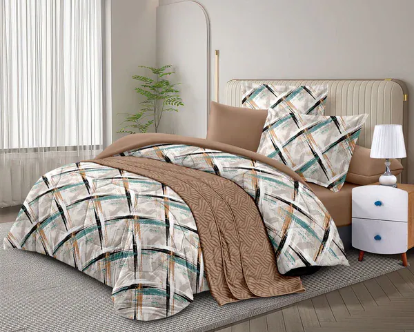 🛏️ Luxury Coverlet Set – 7 / 6 Pieces (Cotton Blend)-6