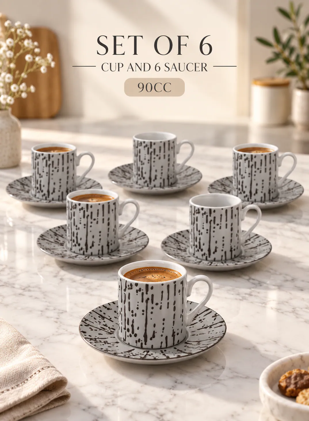 Dorsch Coffee Cups – Oak Grey (12 pcs) 2