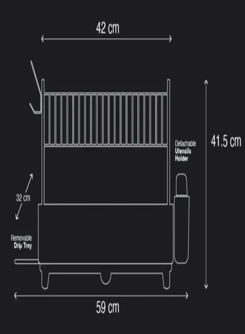Dorsch Dish Rack Stainless Steel – 2 Tier 3