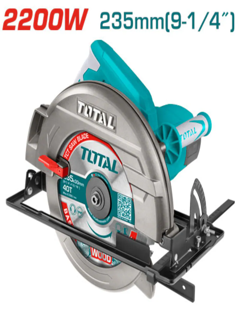 TOTAL 2200W Industrial Circular Saw with 235mm Blade