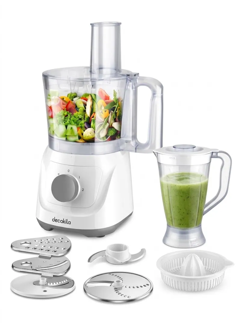 DECAKILA Food Processor KEMG023W – 400W Multi-Function Kitchen Processor