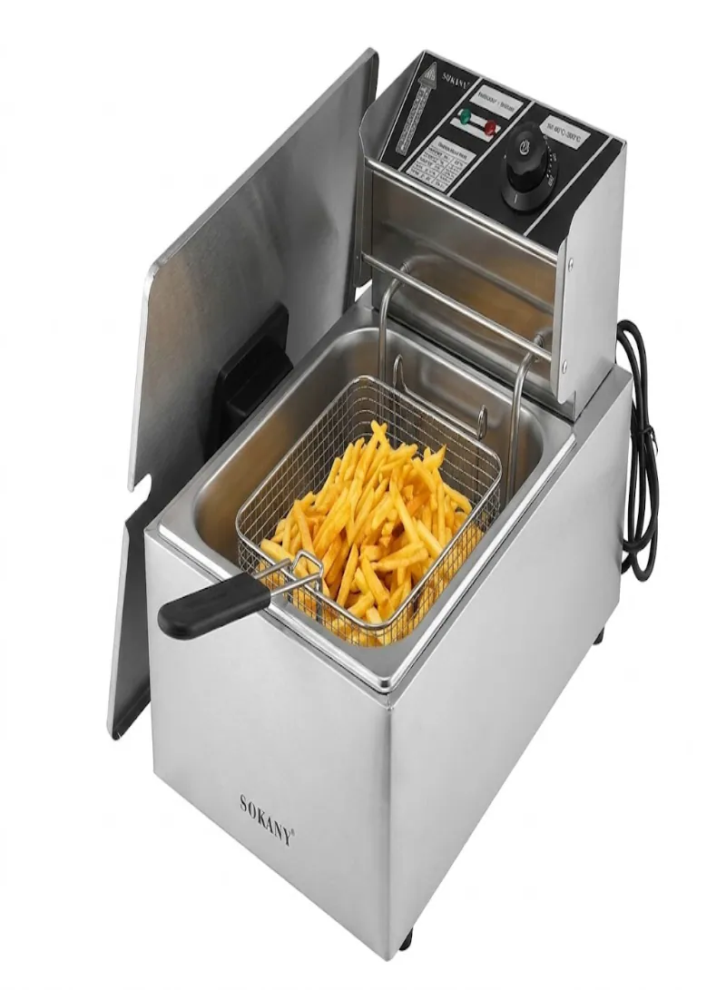 SOKANY Deep Fryer 7L 2000W – Stainless Steel Electric Fryer