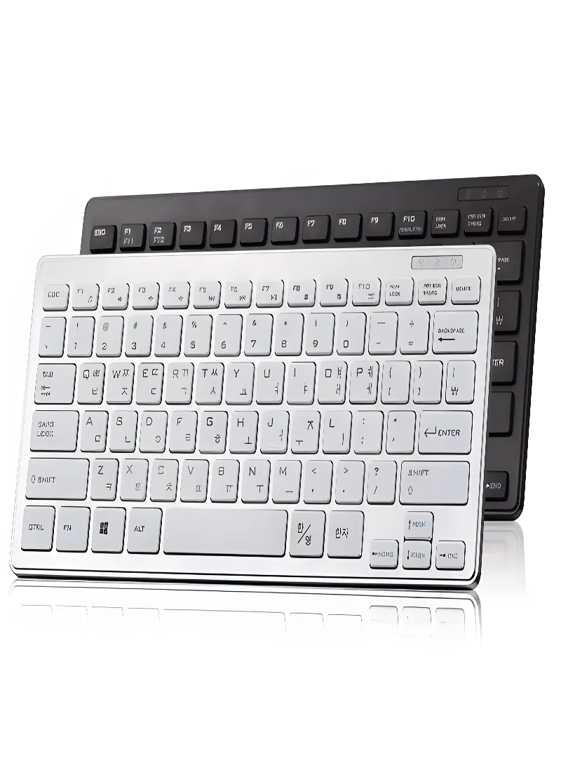 Wireless Mini Keyboard and Mouse K03 – Slim 78-Key Keyboard Set for Home & Office Use