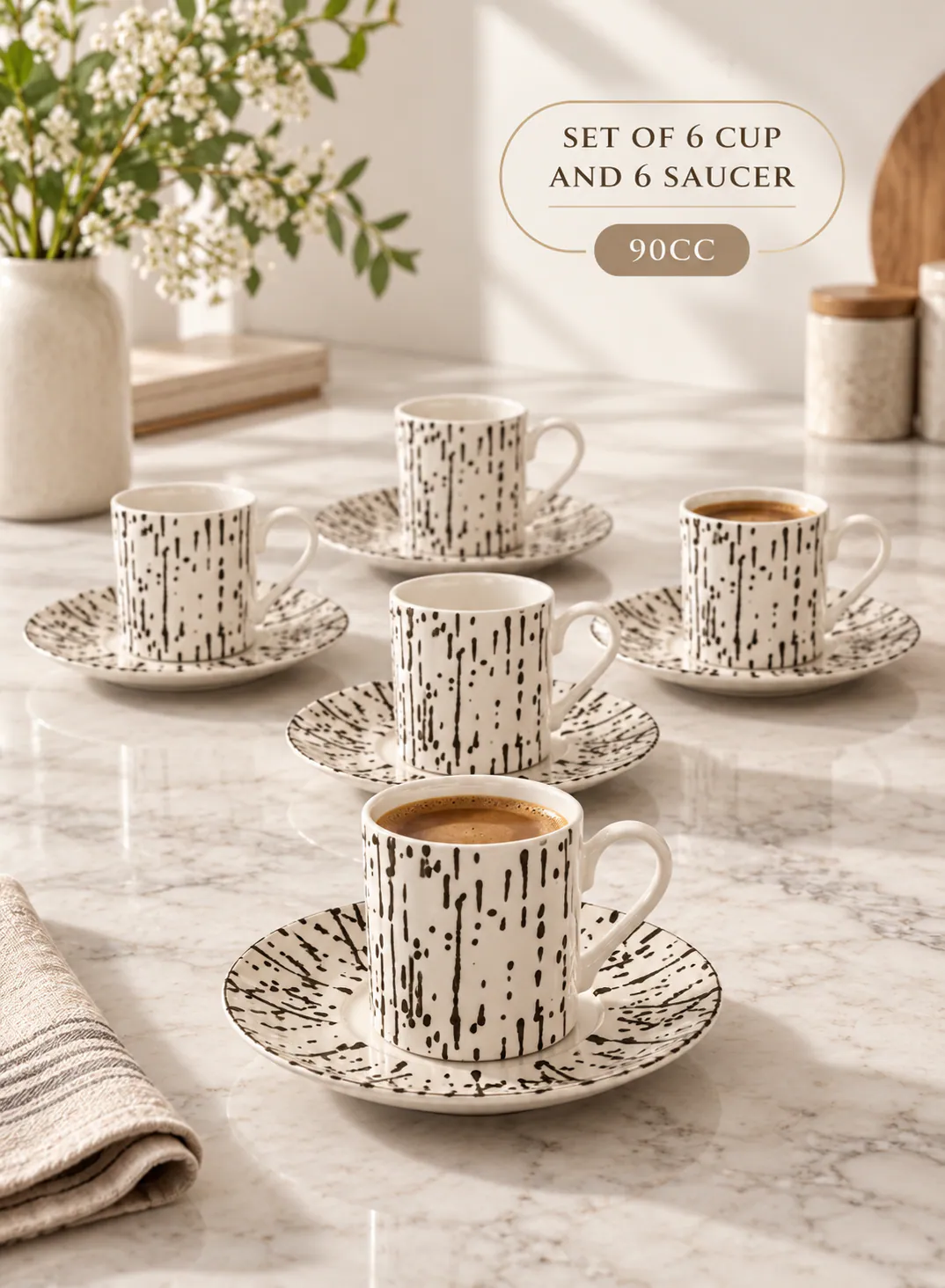 Dorsch Coffee Cups – Oak Beige (12 pcs) 2