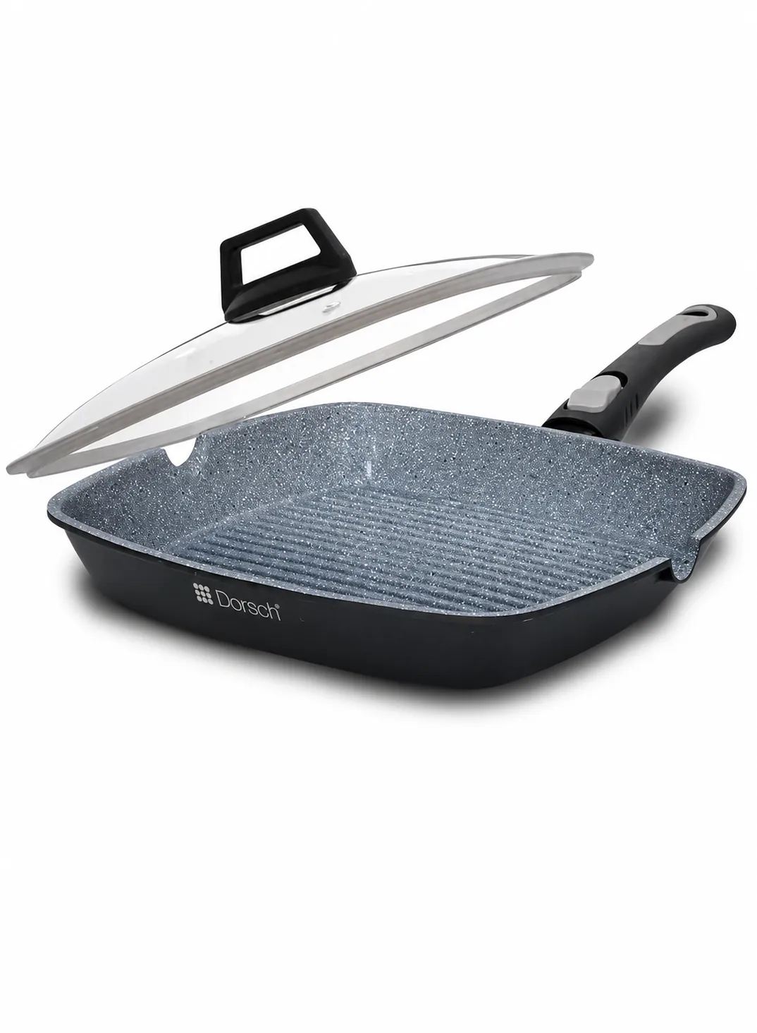 Dorsch Non-Stick Grill Pan 28cm with Lid