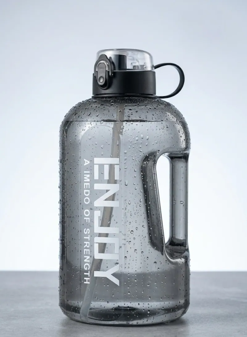 ENJOY Water Chase 2.2L Sports Water Bottle – Large Capacity Leakproof Motivational Water Jug