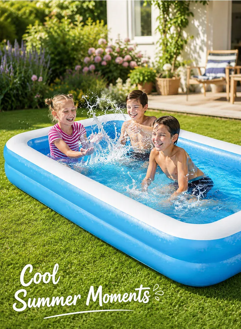 Bestway Rectangular Family Inflatable Swimming Pool 54009 – 305 × 183 × 56 cm 3