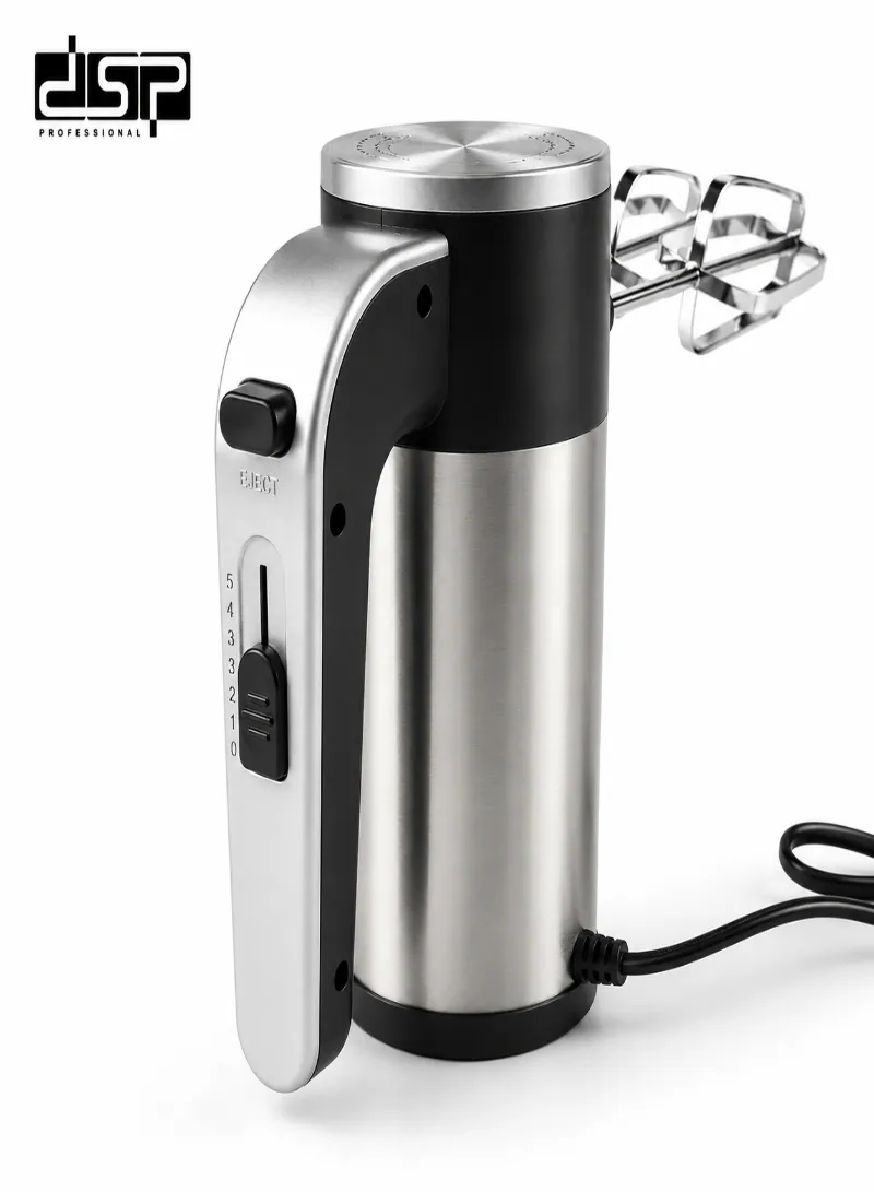 DSP KM2078 Electric Hand Mixer with Base – 400W Multi-Function 5-Speed Mixer 4