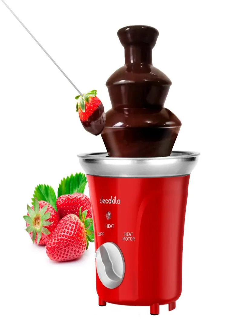 DECAKILA 70W 3-Tier Stainless Steel Chocolate Fountain
