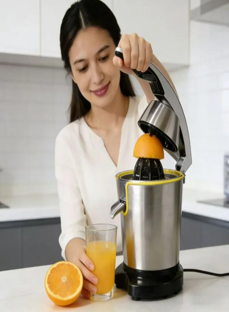 KOLAX Premium Electric Orange Juicer – 500W Stainless Steel Citrus Squeezer 2