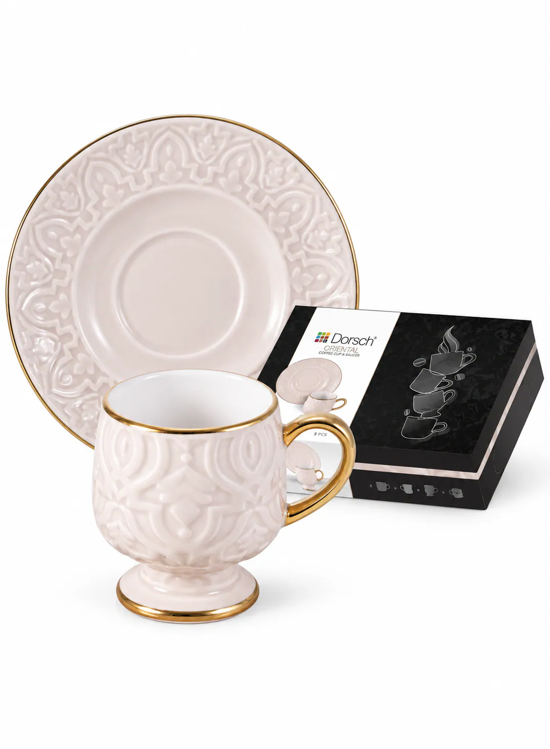 Dorsch Coffee Cups – Oriental Beige (12 pcs)