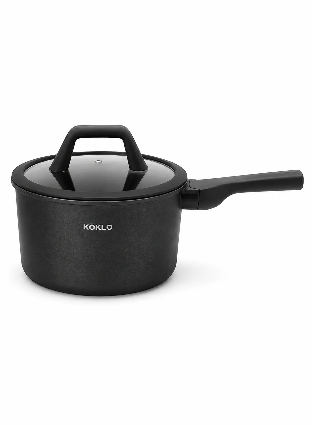 Köklo Sauce Pan 18 cm with Silicone Glass Lid | Premium Non-Stick