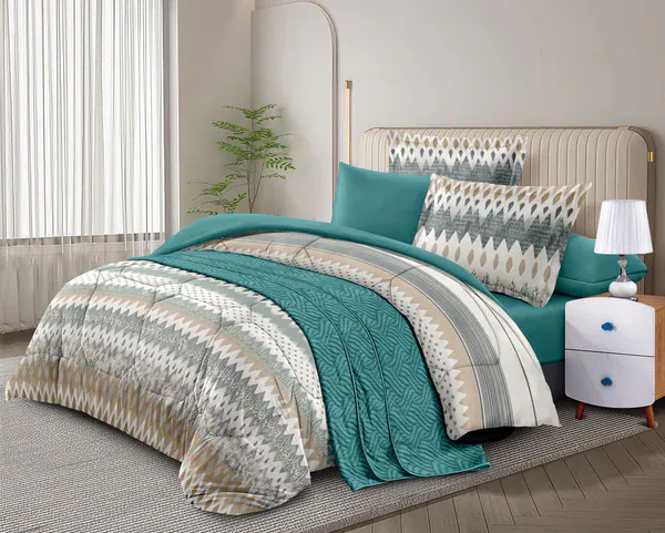 🛏️ Luxury Coverlet Set – 7 / 6 Pieces (Cotton Blend)-15