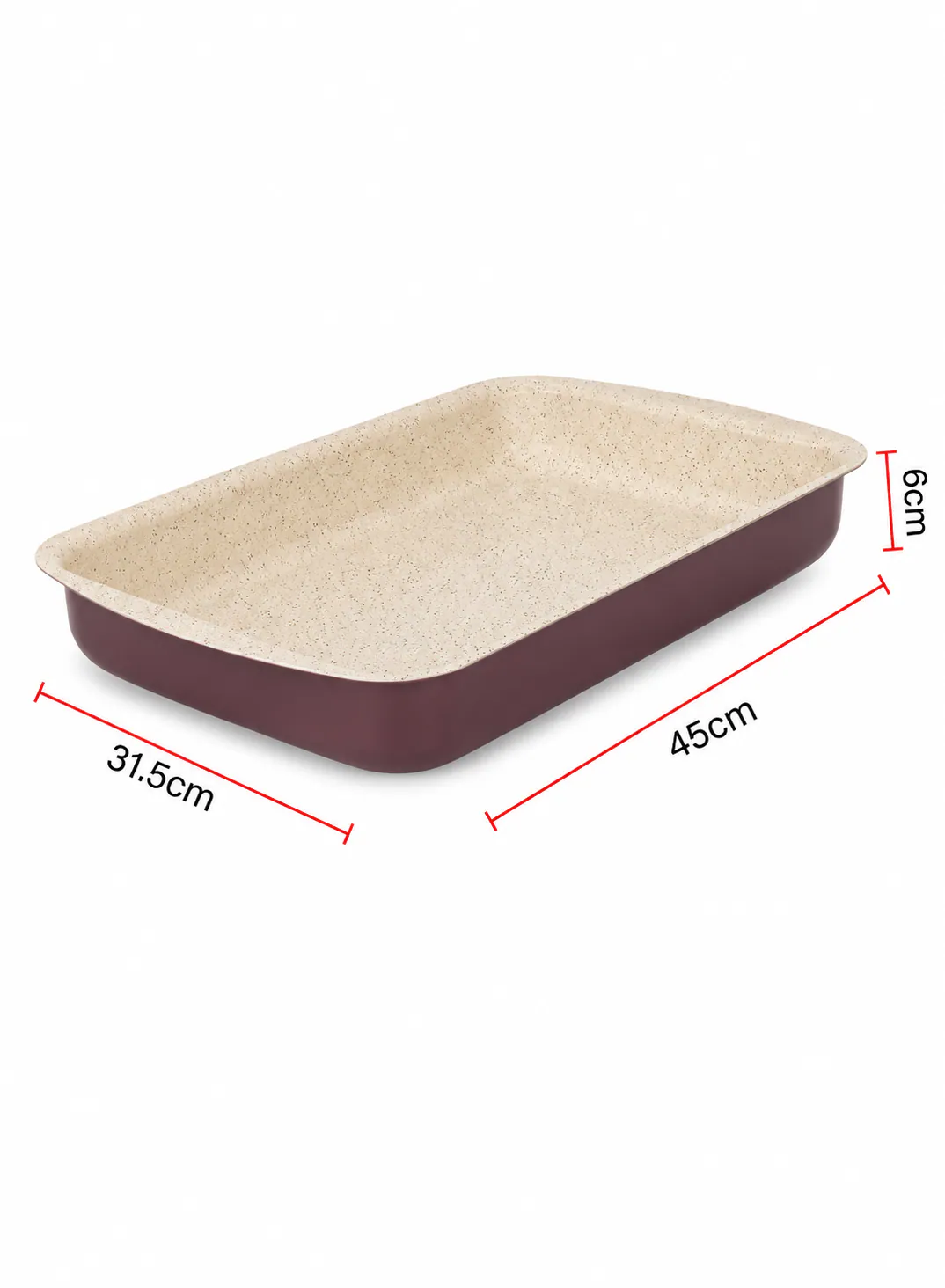 Non-Stick Premium Rectangular Pan – 45cm | Dorsch 3
