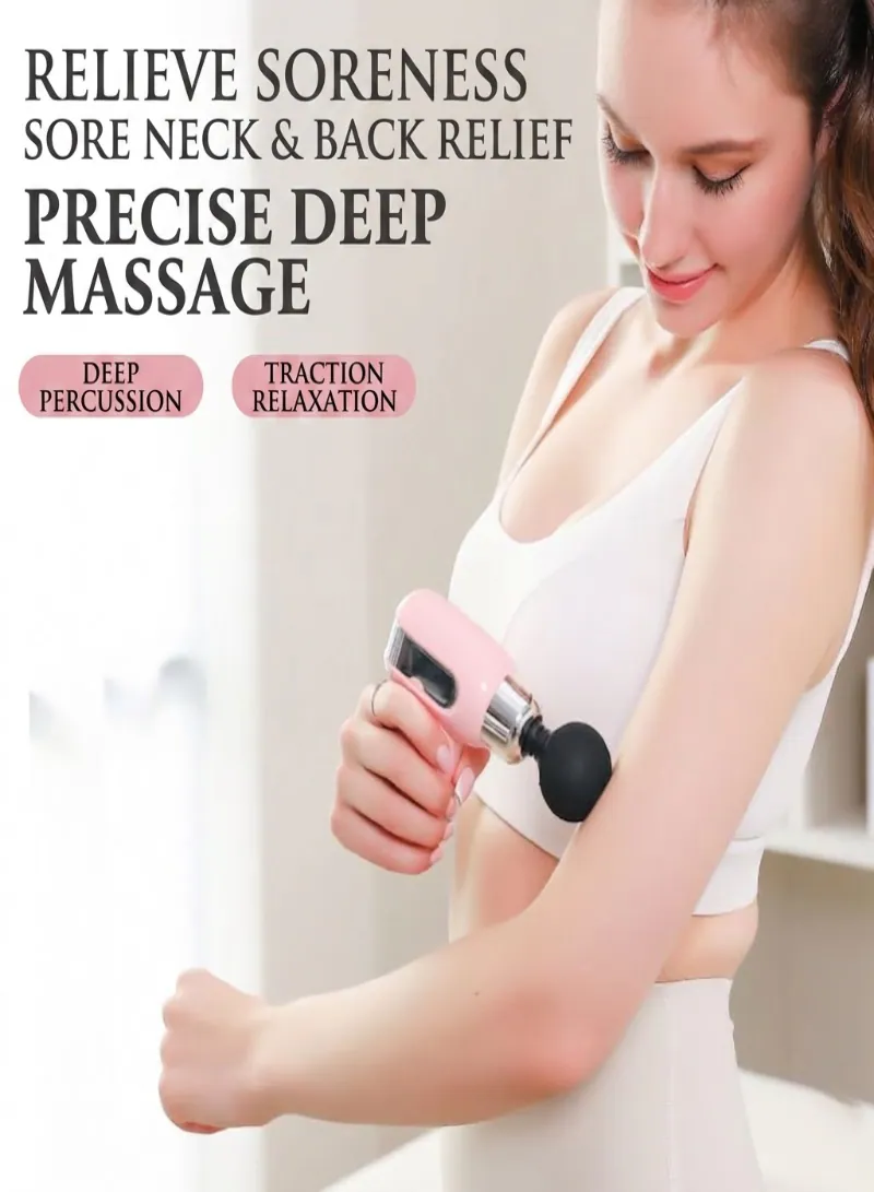 Cordless & Rechargeable Compact Power Massager CY-010 with 4 Interchangeable Heads 2
