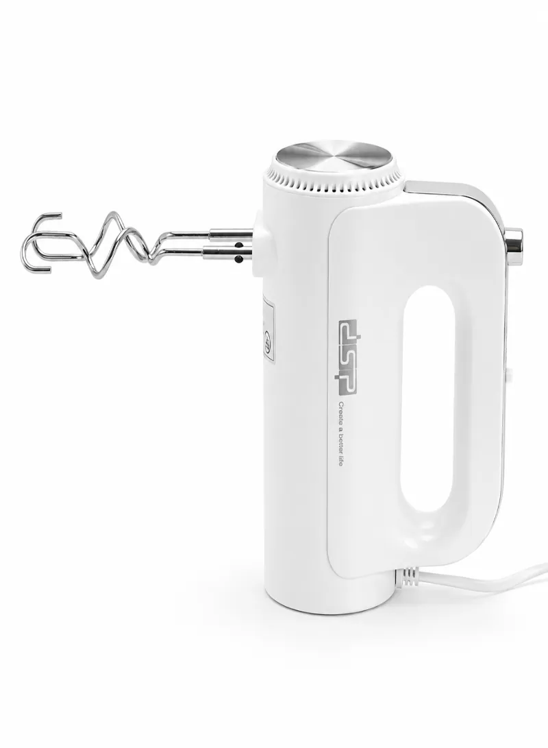 DSP KM2136 Hand Mixer 200W – 5-Speed Electric Mixer with Stainless Steel Beaters & Dough Hooks 2