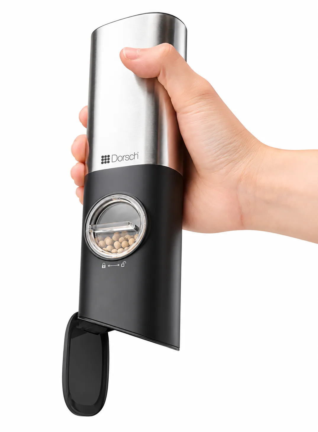 Dorsch Salt & Pepper Electric shakers - Gravity controlled 4