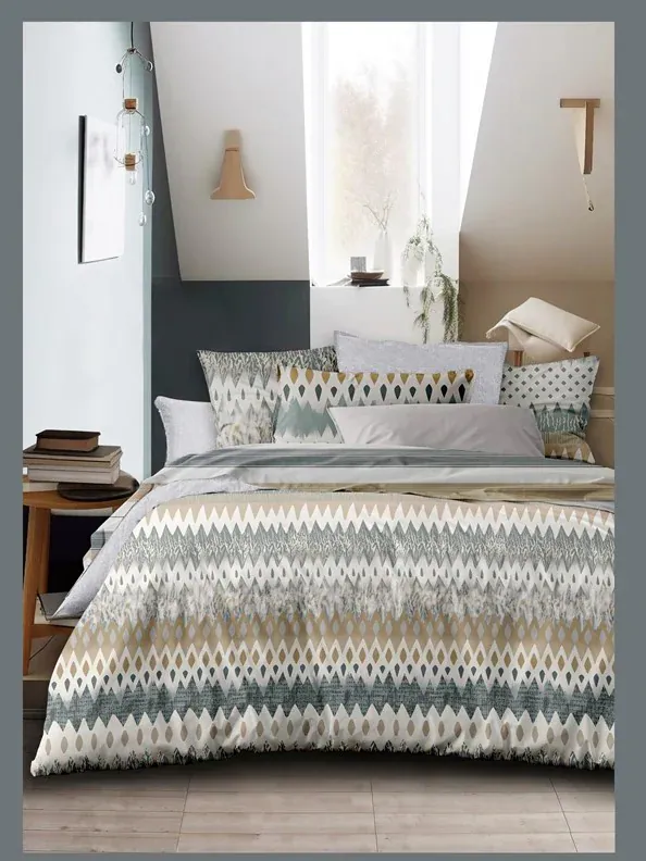 Luxury Soft Patterned Duvet Comforter Set –Elegant Design 🛏️-19