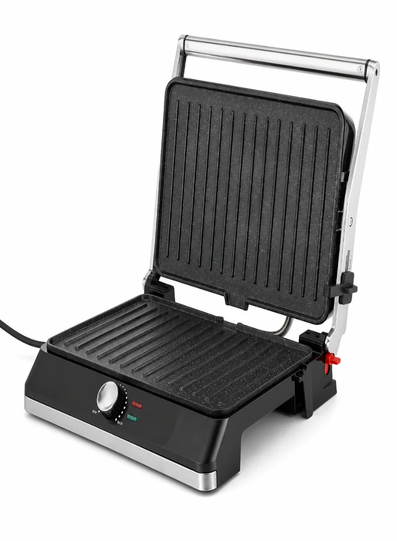 DSP KB1112 Electric Grill 2200W – Non-Stick Grill with 105°/180° Opening & Adjustable Thermostat 2