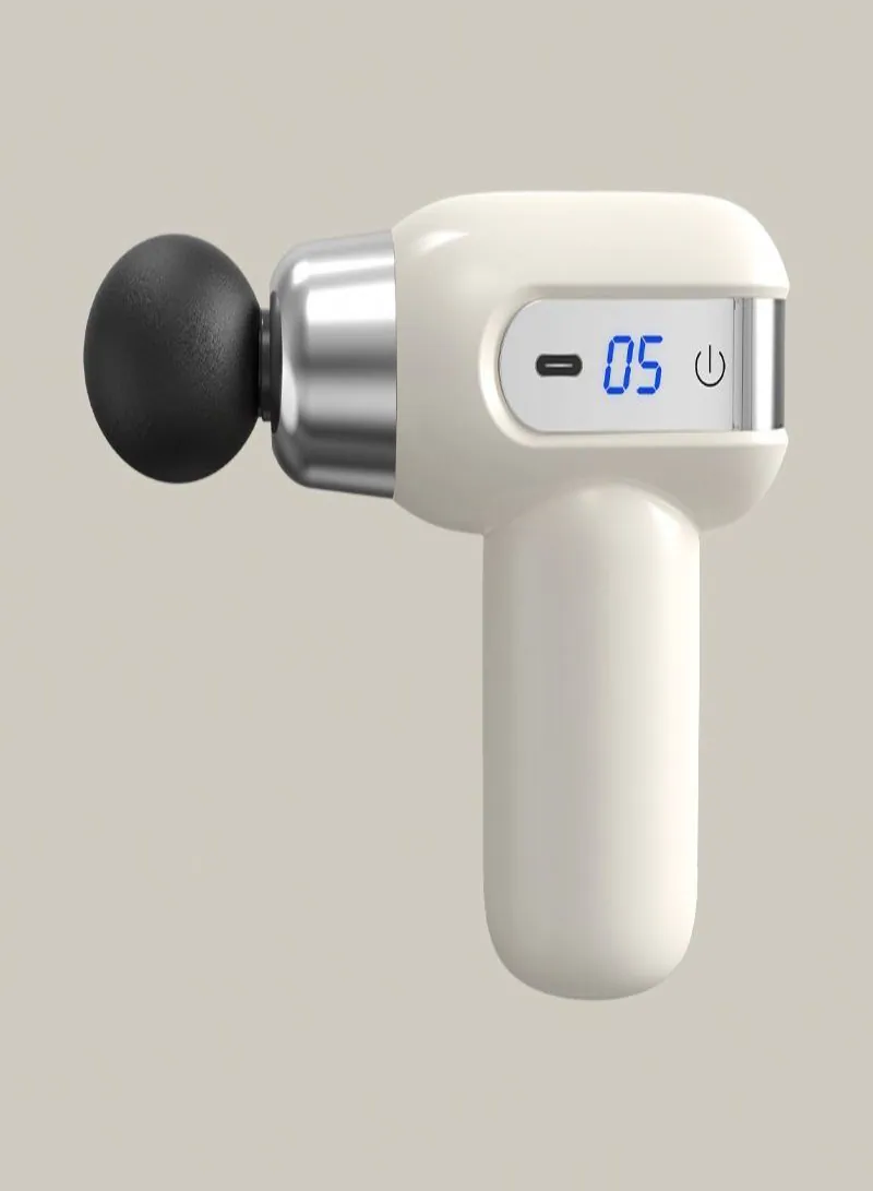 Cordless & Rechargeable Compact Power Massager CY-010 with 4 Interchangeable Heads