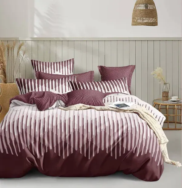 Luxury Soft Patterned Duvet Comforter Set –Elegant Design 🛏️-14