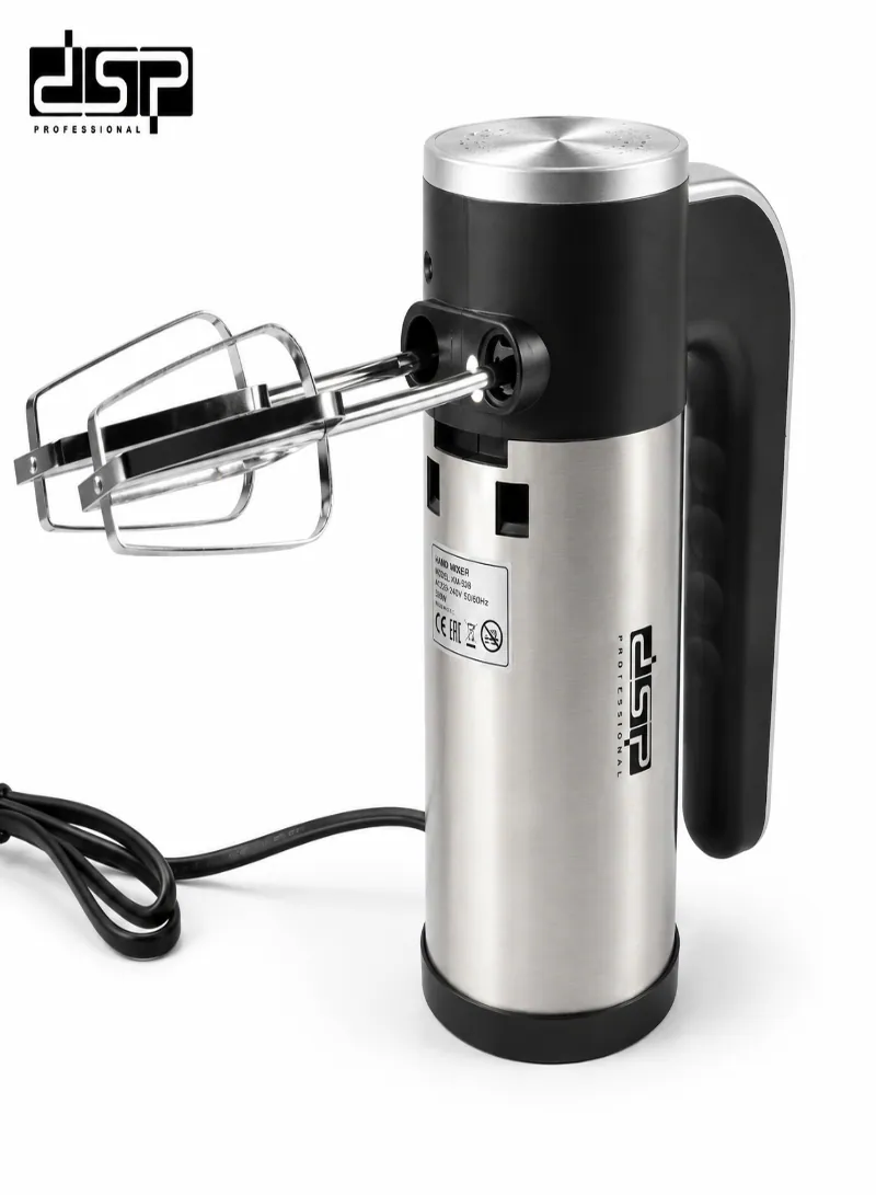DSP KM2078 Electric Hand Mixer with Base – 400W Multi-Function 5-Speed Mixer 5