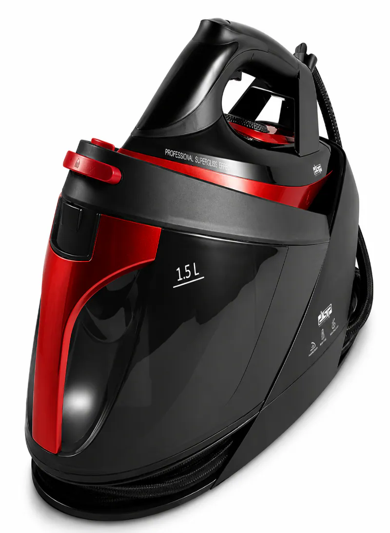 DSP KD1105 Professional Steam Iron Station 2200W – Ceramic Soleplate with 1.5L Water Tank & Adjustable Steam 3