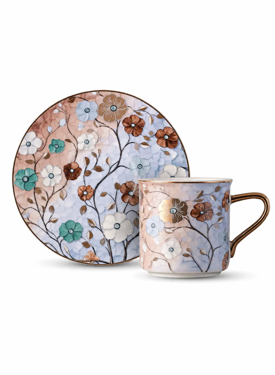 Dorsch Coffee Cups – Floris Blue (12 pcs)