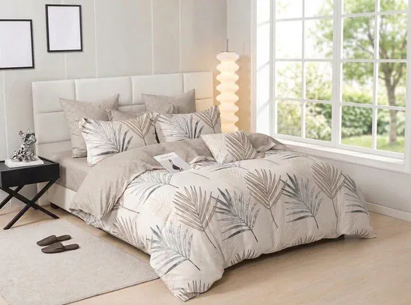 Luxury Soft Patterned Duvet Comforter Set –Elegant Design 🛏️-27