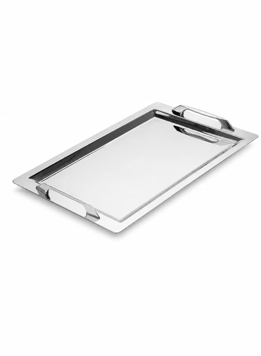 Luxe Silver Serving Tray | Premium Elegance &Dorsch  Refined Serving