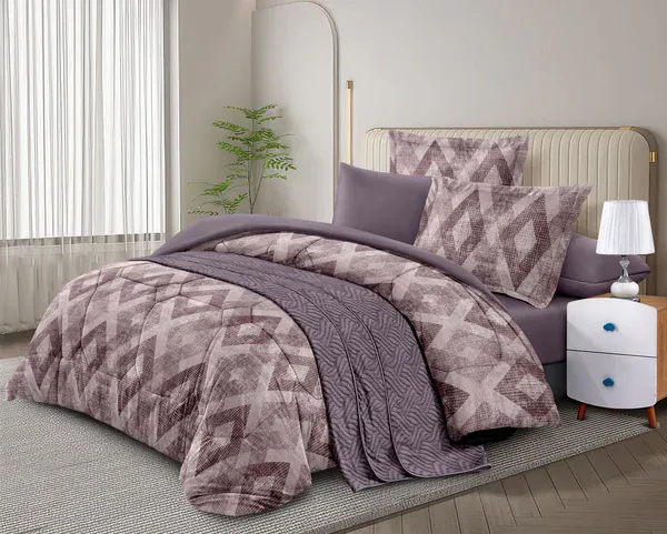 🛏️ Luxury Coverlet Set – 7 / 6 Pieces (Cotton Blend)-7