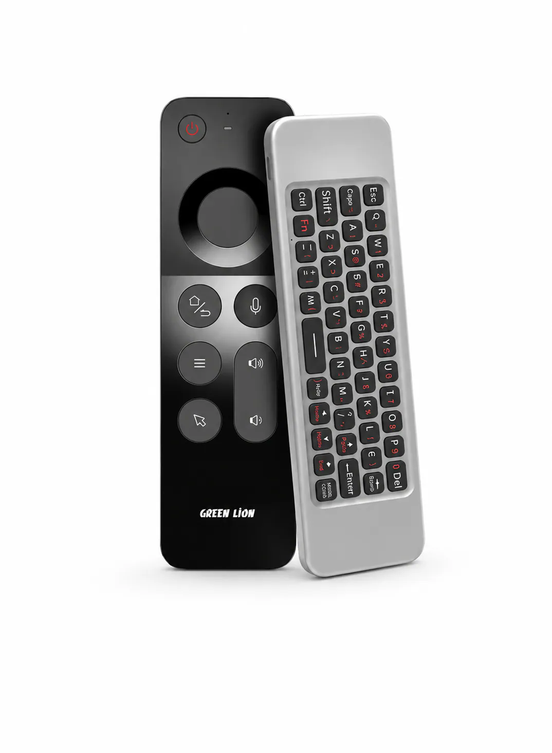 Green Lion 4-in-1 Wireless Remote with Keyboard – Black