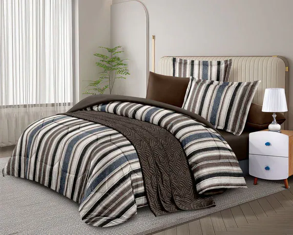 🛏️ Luxury Coverlet Set – 7 / 6 Pieces (Cotton Blend)-8