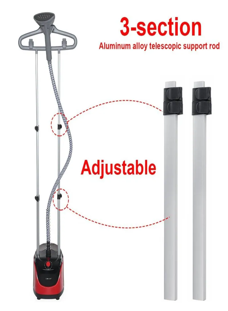 RAF Garment Steamer 2000W – 2.3L Steam Ironing System with Adjustable Stand 3