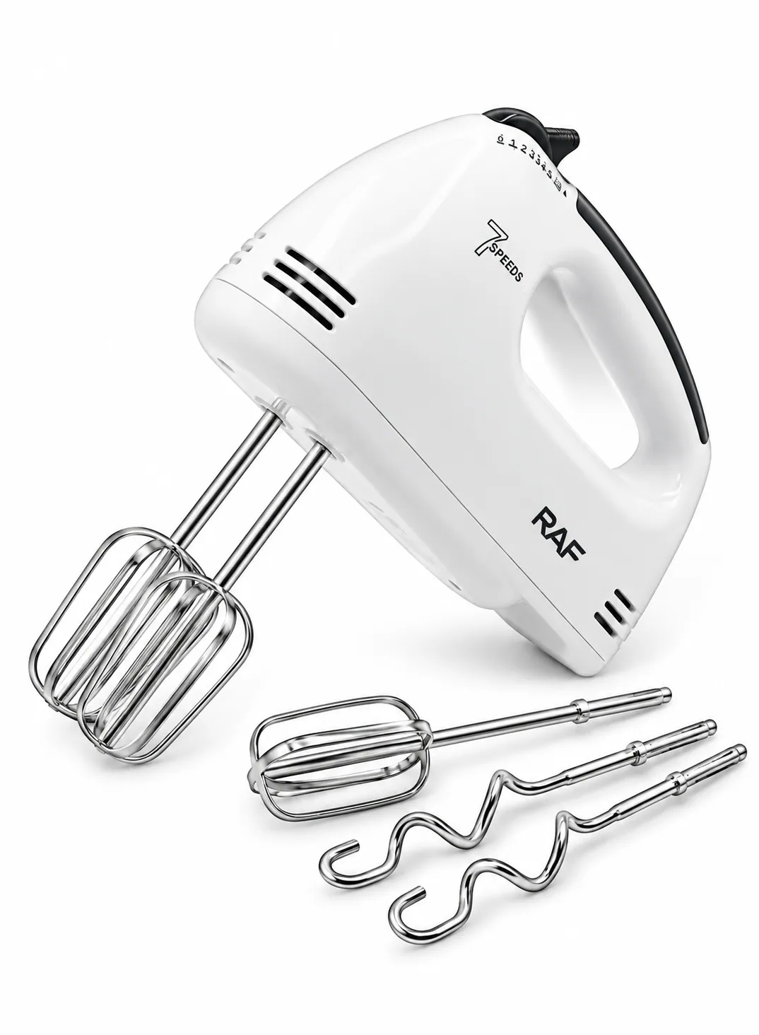 RAF Hand Mixer R6633B 260W – 7 Speed Electric Kitchen Mixer