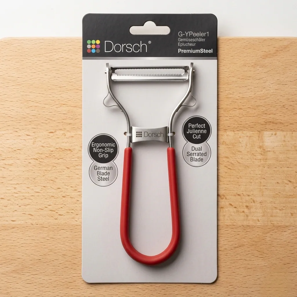 Dorsch Serrated Peeler – Precision Stainless Steel Vegetable & Fruit Peeler