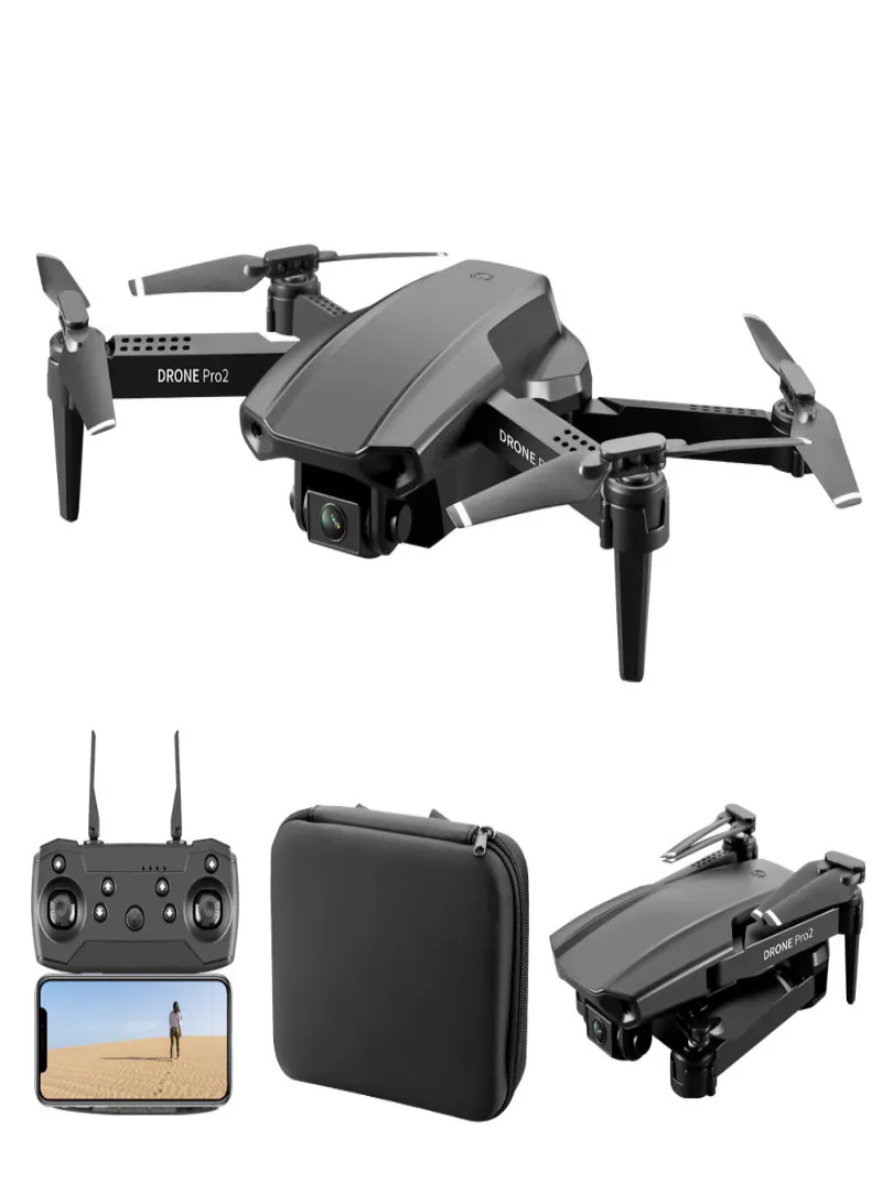E99 Pro Mini Drone with 4K Camera – Foldable Dual Camera Drone with Obstacle Avoidance, Brushless Motor & Remote Control