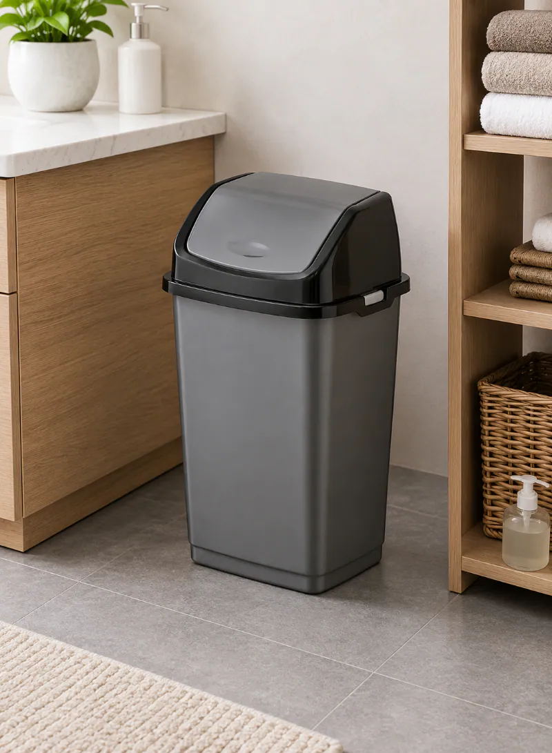 18L Fantasy Dustbin – Compact Plastic Trash Bin 290 × 235 × 455 mm