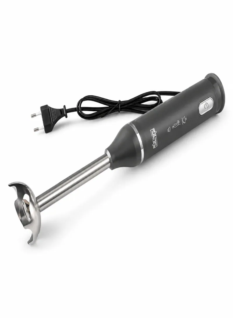 DSP KM1094 Hand Blender 300W – Stainless Steel Multi-Functional Immersion Blender for Juicing & Blending 3