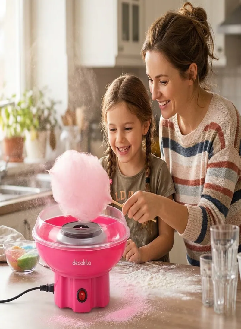 DECAKILA Cotton Candy Maker 400W – Pink Candy Floss Machine 2