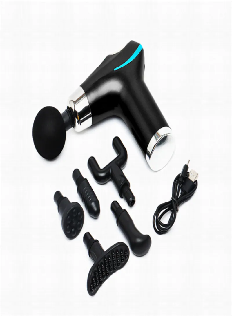 CY-002 Compact Power Body Massager with 6 Heads