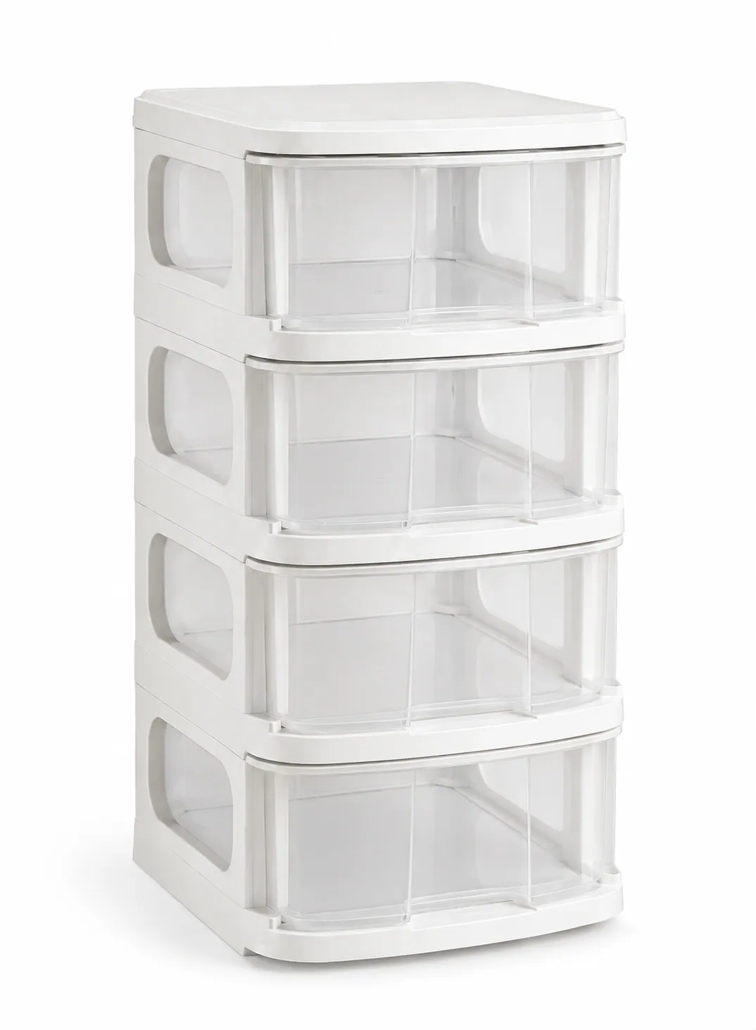 Turkomaz Milan 4-Drawer Storage Cabinet – 32L per Drawer | 92 × 48 × 52 cm 4